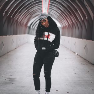 Queen Nandi in Mercedes Benz Stadium Tunnel